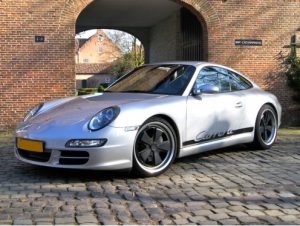 Rims: FUCHS set 8.5J + 11.0J x 19 inch, black finish, for Porsche 997 ...