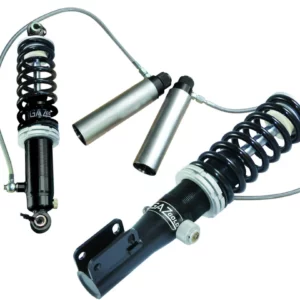 Wielophanging: GAZ verstelbare coilover schokdemper set rondom met externe reservoirs voor Porsche 944 en 968