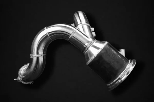 Uitlaat: Capristo downpipe met 250 cellen sportkatalysator voor Porsche 536 Cayenne V6 Turbo