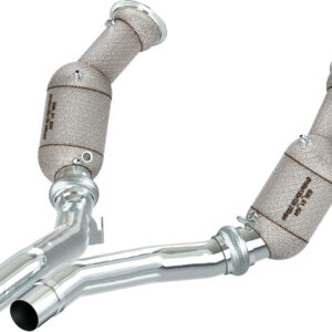 Uitlaat: Capristo downpipes met 250 cellen sport katalysatoren voor Aston Martin Vanquish V12 Biturbo