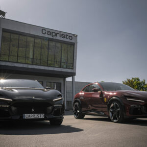 Uitlaat: Capristo sportuitlaat met kleppen en X-pijp voor Ferrari Purosangue