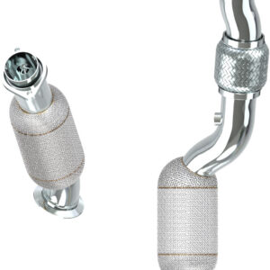 Uitlaat: Capristo downpipes met 250 cellen sportkatalysator met ECE keur voor BMW M3 en M4 (G80/G81/G82)