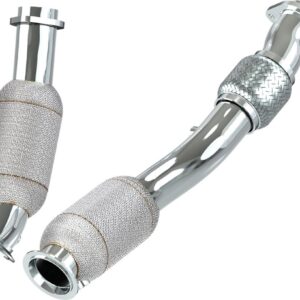 Uitlaat: Capristo downpipes met 250 cellen sportkatalysatoren en ECE toelating voor BMW M2 G87