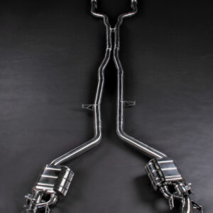 Uitlaat: Capristo sportuitlaatsysteem met kleppen voor Mercedes S580 4MATIC W223