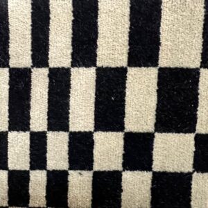 Interieur: Klassieke stof Pascha Zwart / Beige