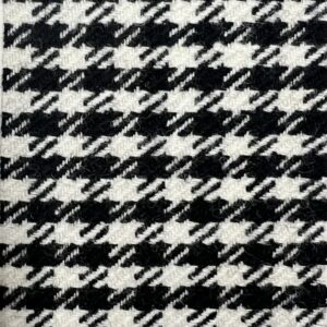 Interieur: Klassieke stof Hahnentritt Zwart / Wit