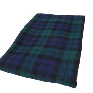 Interieur: Klassieke stof schotse ruit Groen Blauw