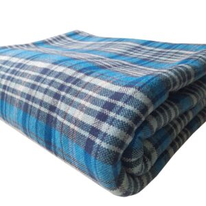 Interieur: Klassieke stof Karo Blauw Madras