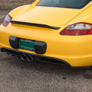 Body: Rennline Carbon fiber achterdiffusor voor Porsche Cayman 987.1