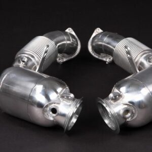 Uitlaat: Capristo set Downpipes met 250 cellen sportkatalysatoren voor BMW 850 G15