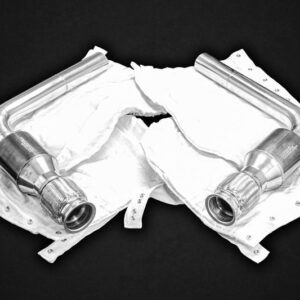 Uitlaat: Capristo downpipes met 100 cellen sportkatalysatoren en hittebescherming voor de Dodge Viper SRT/GTS/ACR (2013–2017)