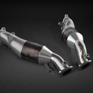 Uitlaat: Capristo downpipes met 250 cellen sportkatalystoren voor Nissan GTR Mk 3, Mk 4 en NISMO